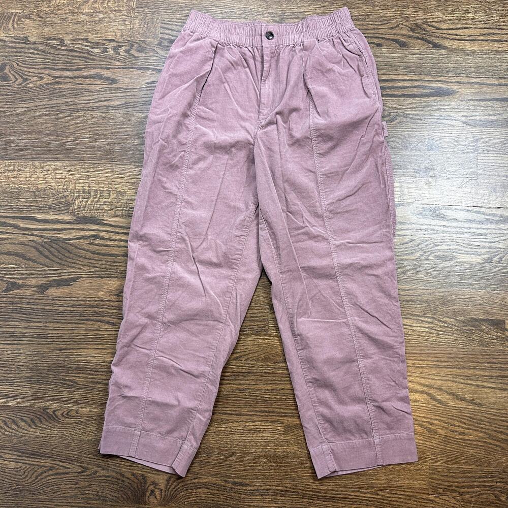 Madewell Corduroy Carpenter Pants Womens Size Medium Purple Tapered Trousers